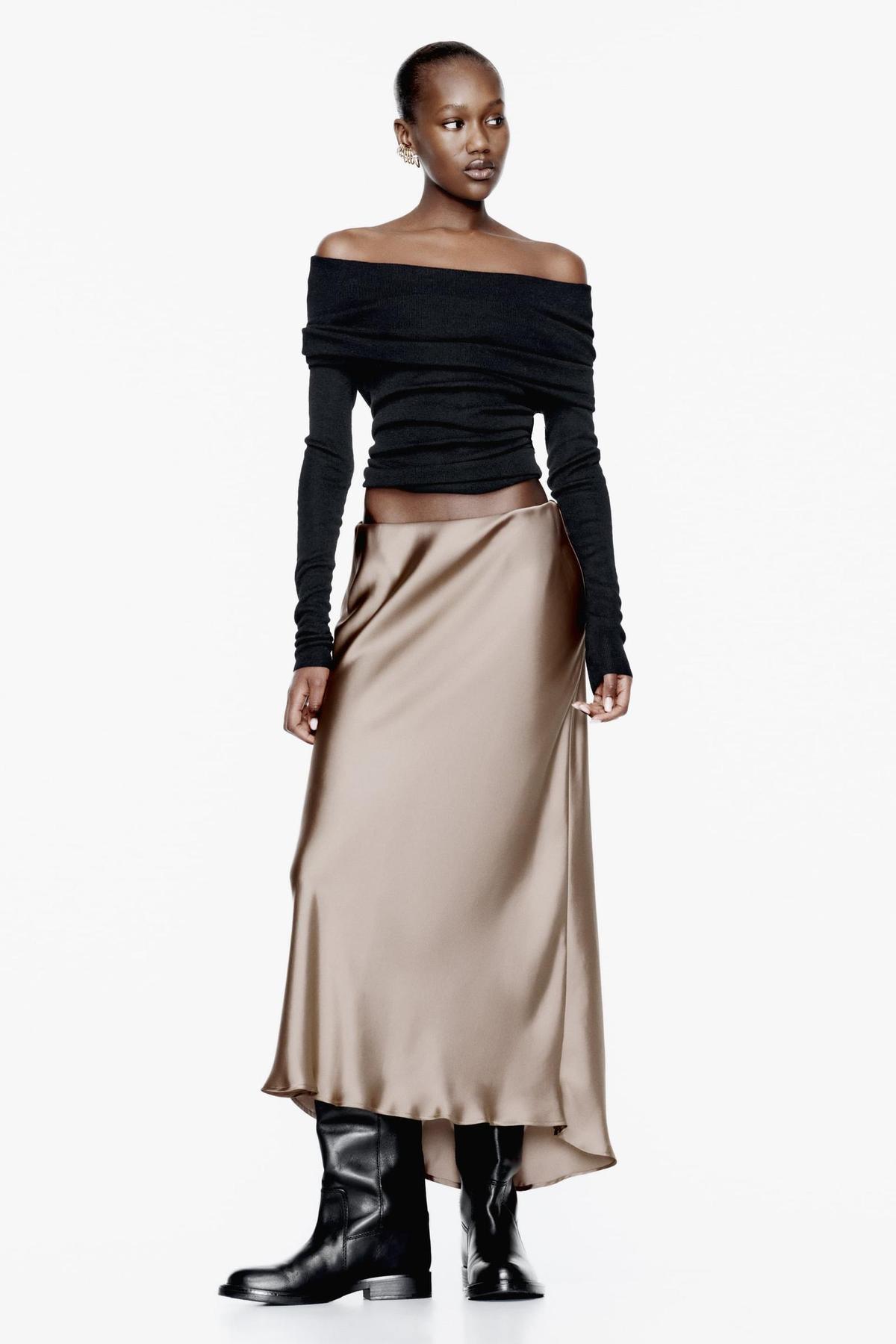 TRAF STORE ALIEXPRESS ZARA Chollos en Aliexpress la falda satinada de Zara por menos de 5 euros