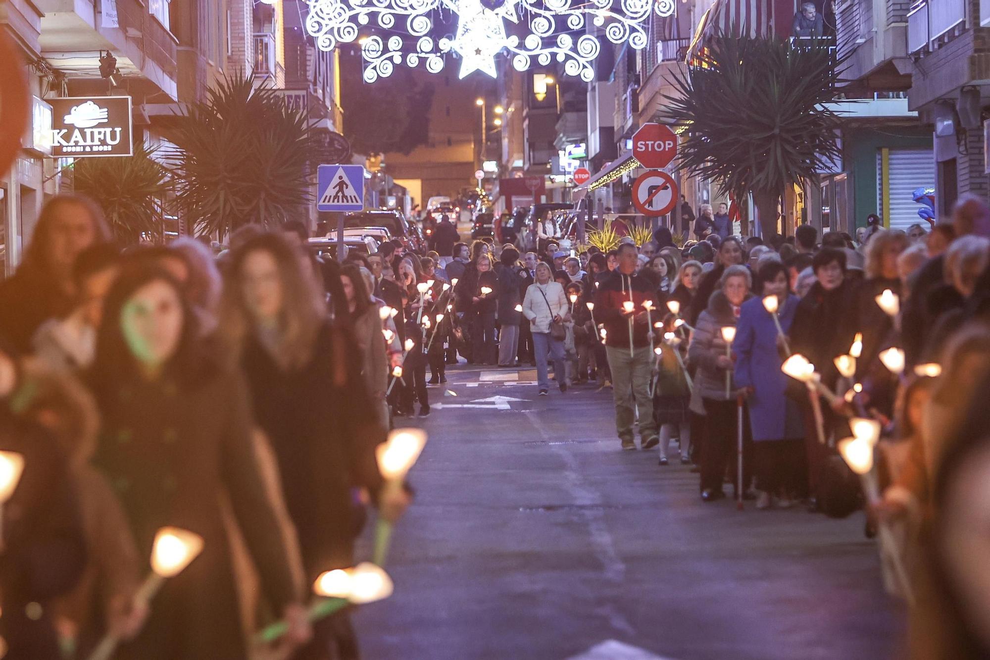 Procesión misa y procesión de la festividad de la Purísima 2023 en Torrevieja