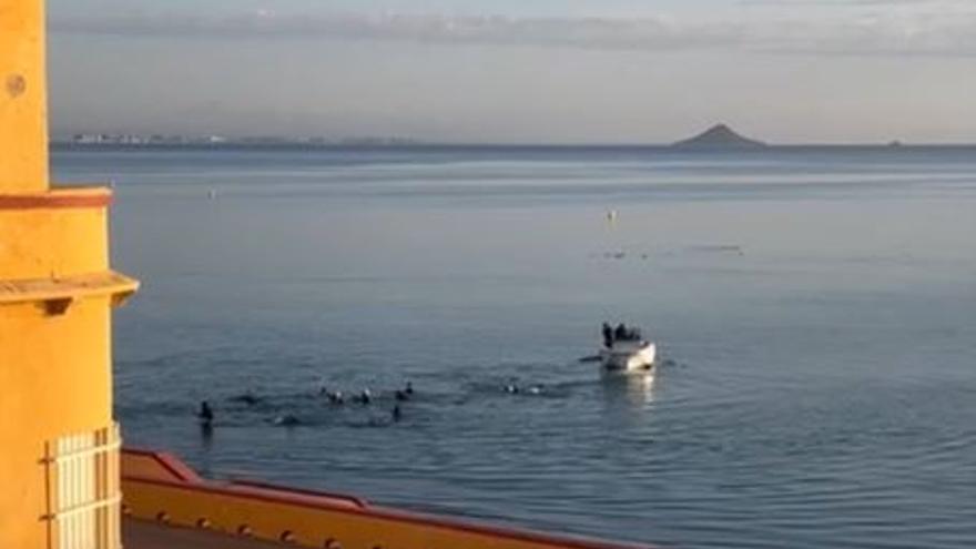 Así ha llegado la patera este jueves a Cabo de Palos