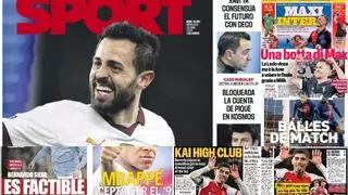 El Barça y Bernardo Silva, el plan de Mbappé en Madrid y Havertz destroza al Chelsea, en las portadas