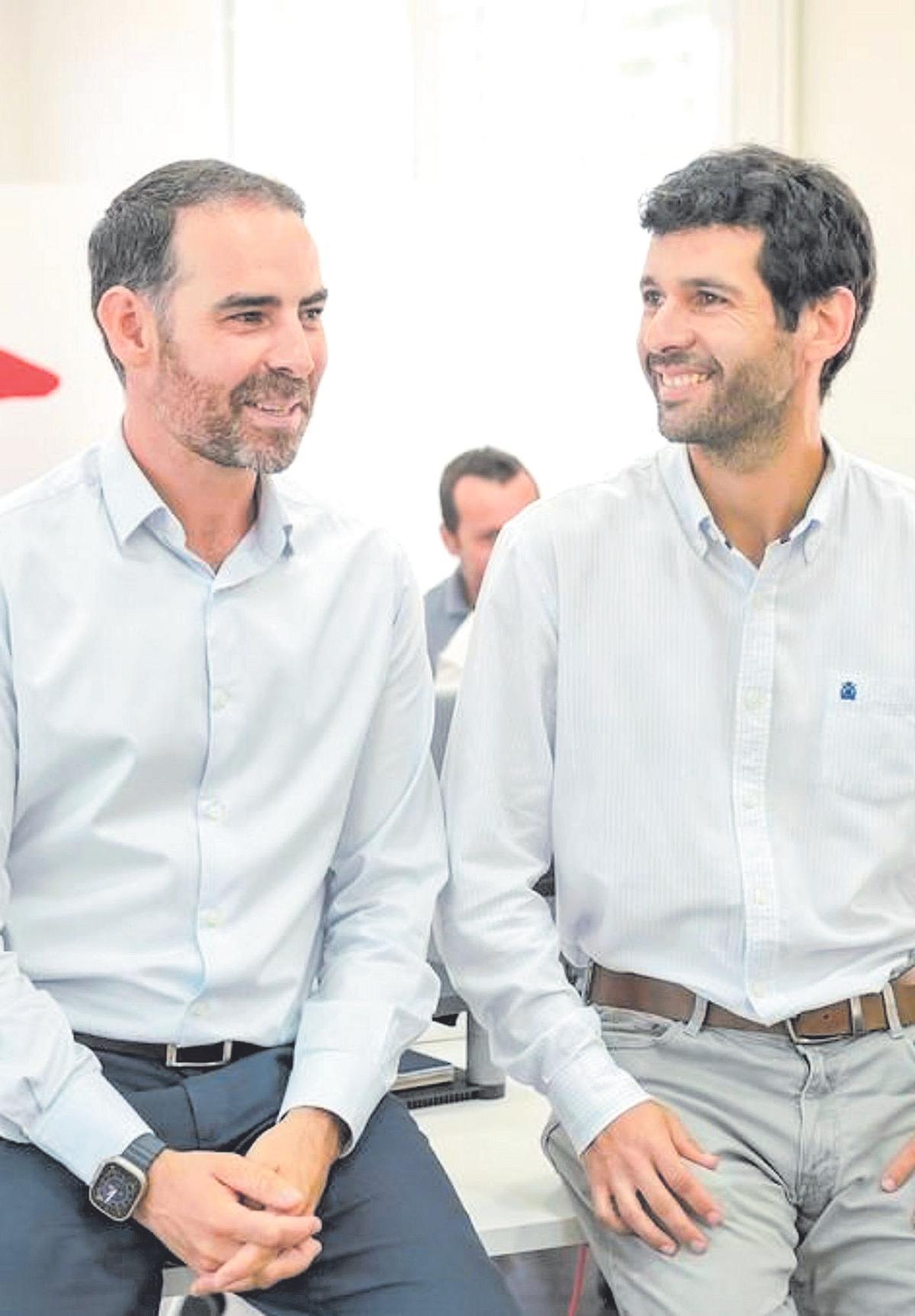 José Ayub González (izquierda) y José Antonio Delgado, fundadores de Galgus