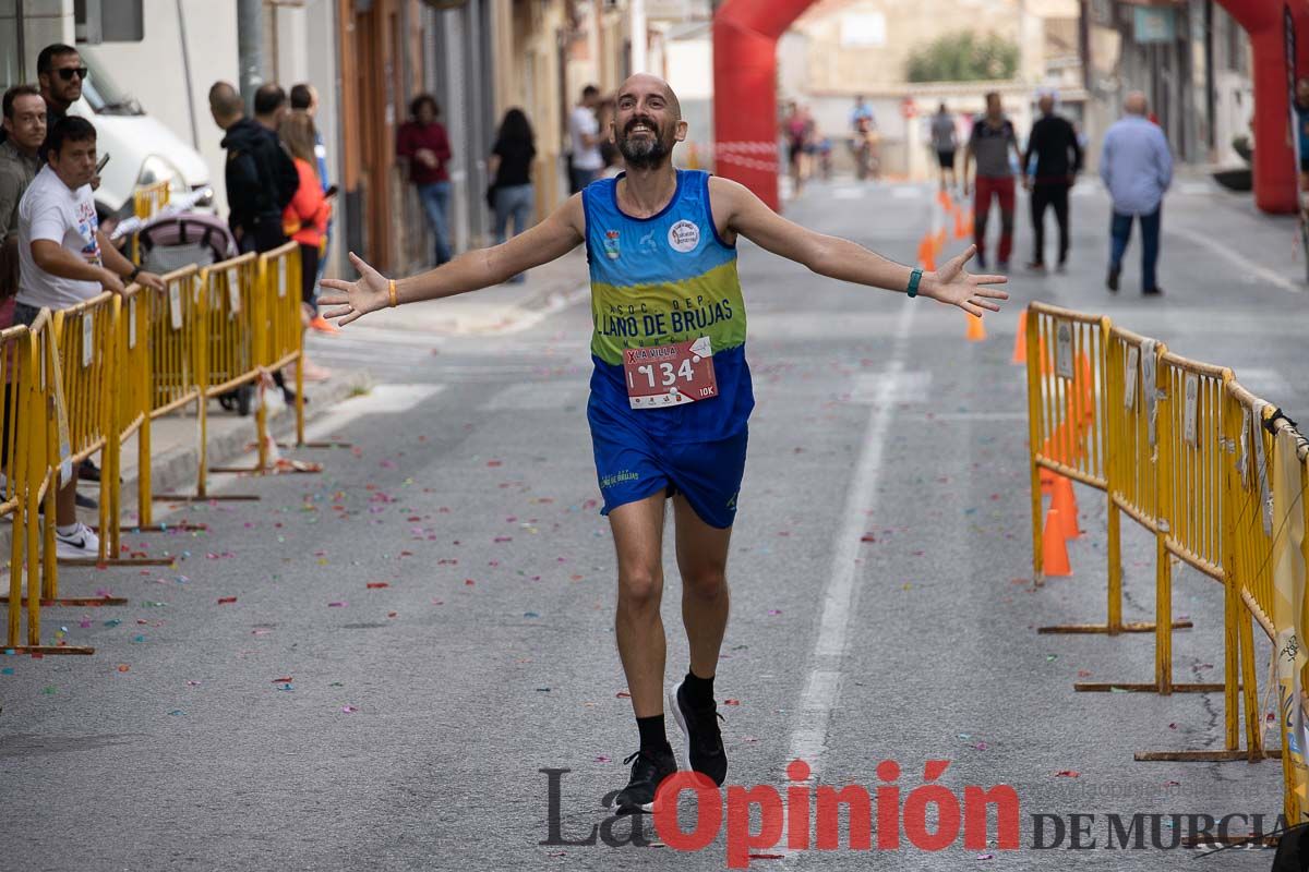 Carrera Popular Urbana y de la Mujer de Moratalla ‘La Villa, premio Marín Giménez (línea de meta)