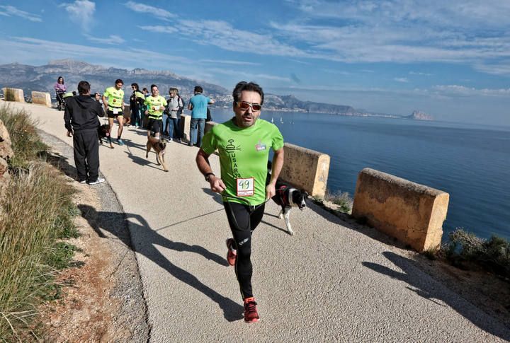 «Running» solidario con perros por l'Alfàs del Pi