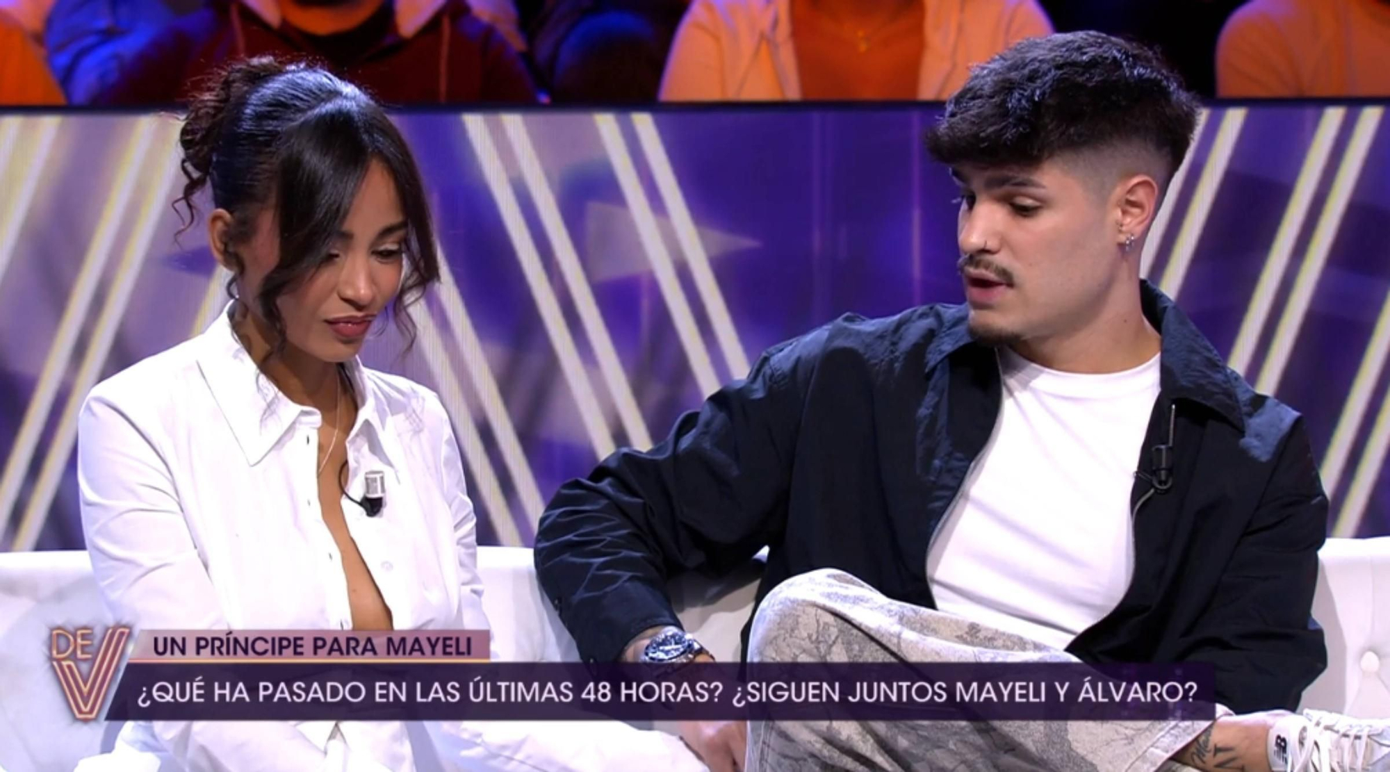 Mayeli y Álvaro durante su entrevista en 'De Viernes'