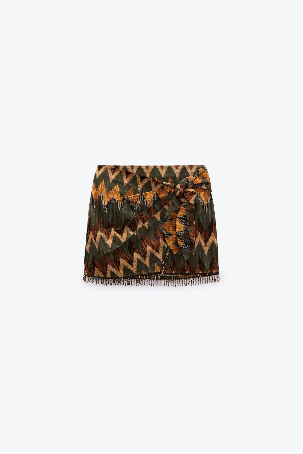 Minifalda estampada