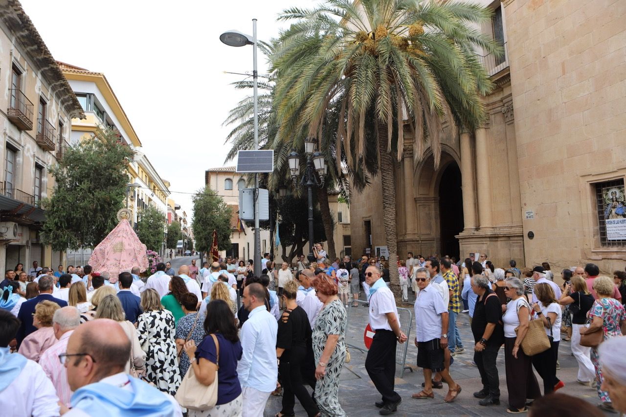El regreso de la Virgen de las Huertas a Lorca por Feria, en imágenes