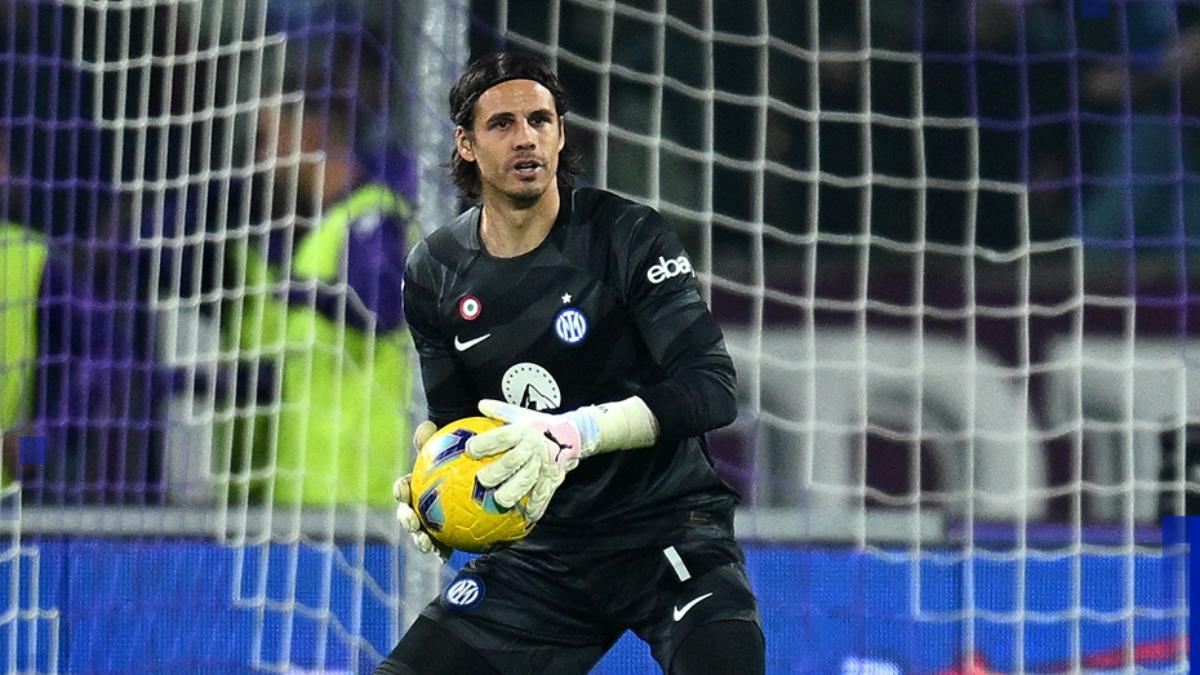 Yann Sommer defendiendo la zamarra del Inter de Milán