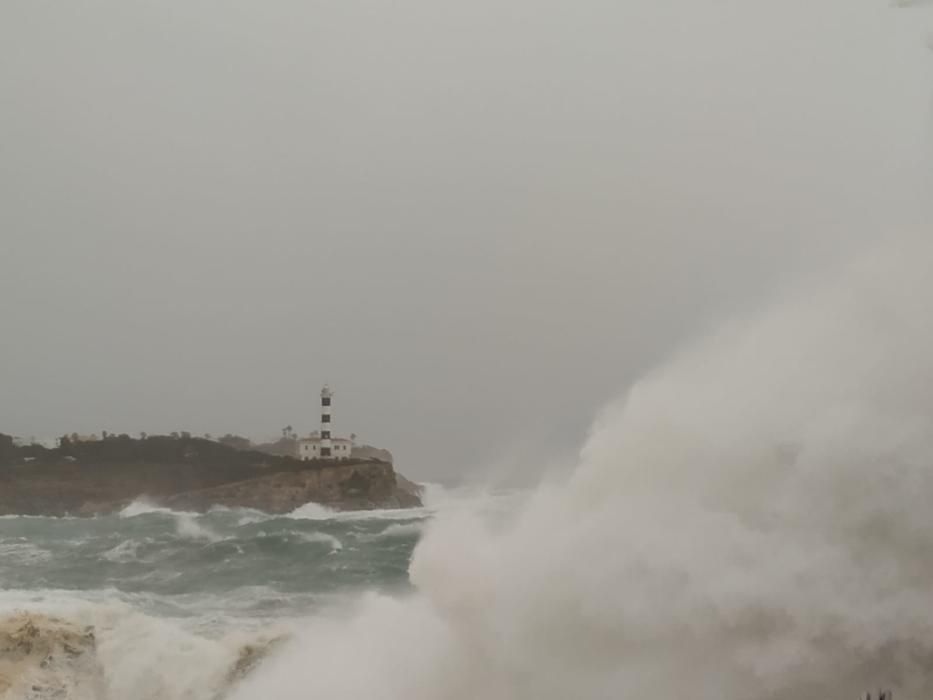 El temporal golpea el Llevant de Mallorca