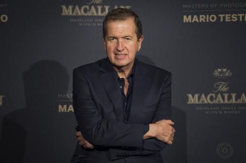 Mario Testino en la fiesta de Mario Testino