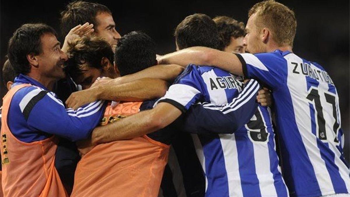 La Real Sociedad toma ventaja en la eliminatoria de la Europa League