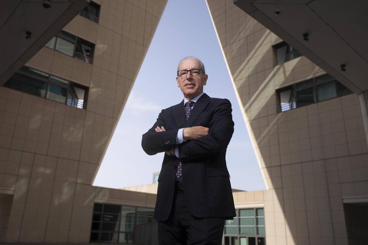 El presidente del Port de Barcelona, José Alberto Carbonell, en el World Trade Center.