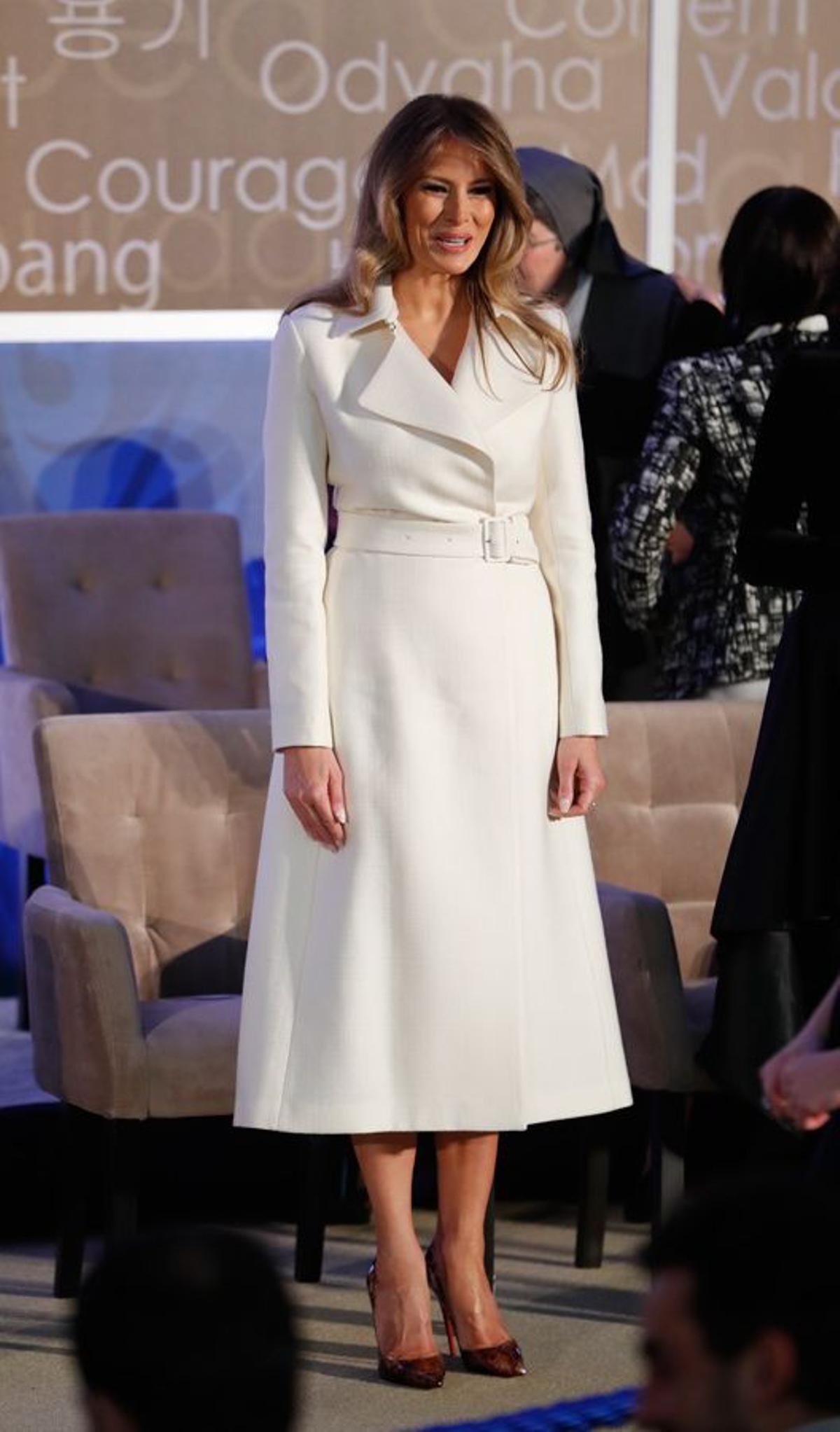 Melania Trump con vestido de 'The Row'