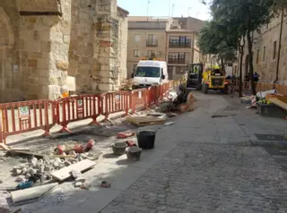 En ejecución el colector que liberará la atarjea del Museo de Semana Santa de Zamora