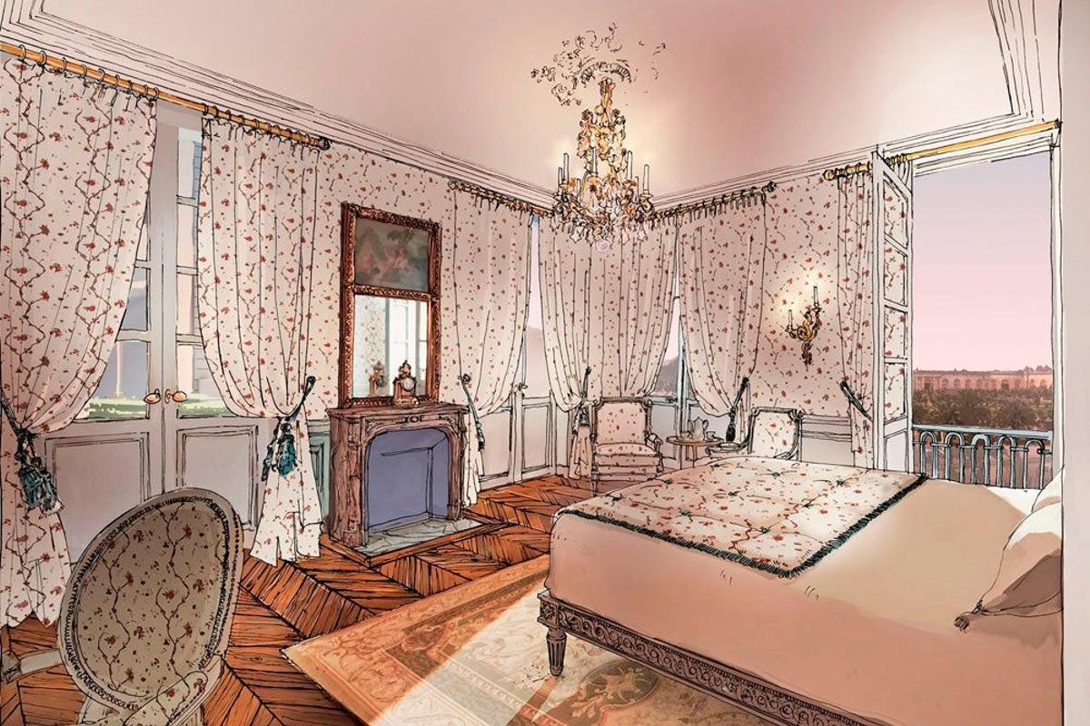 Habitación L'Orangerie del primer hotel dentro de Versalles