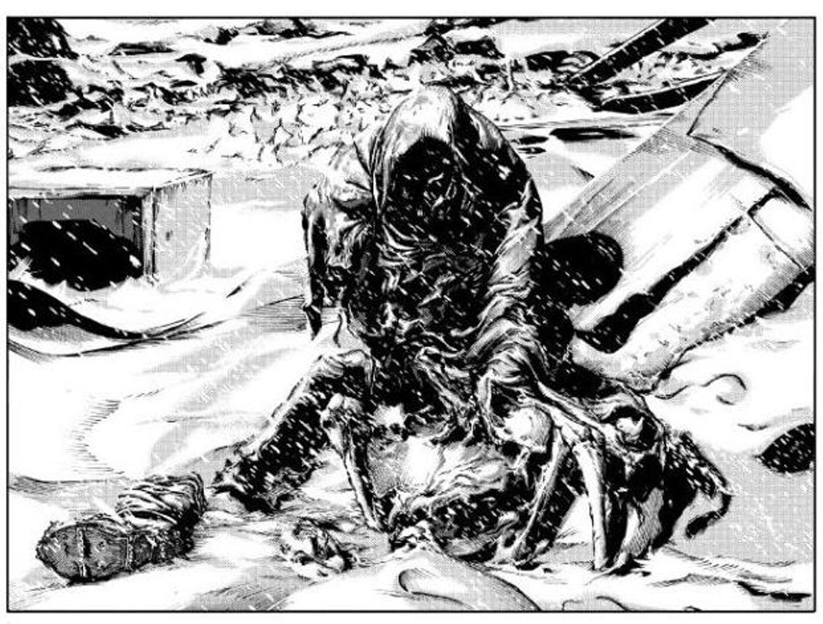 Viñeta lovecraftiana de Gou Tanabe.