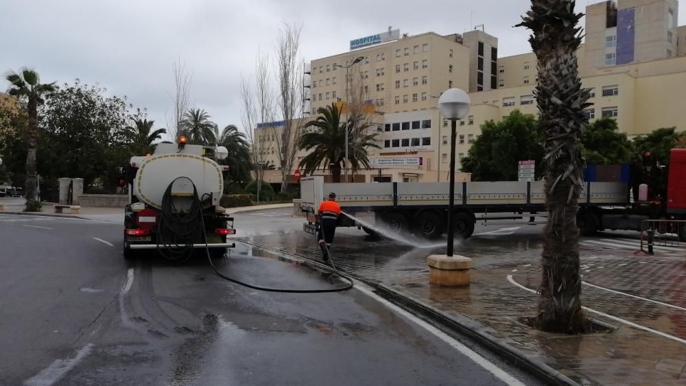 Limpieza de calles en Alicante