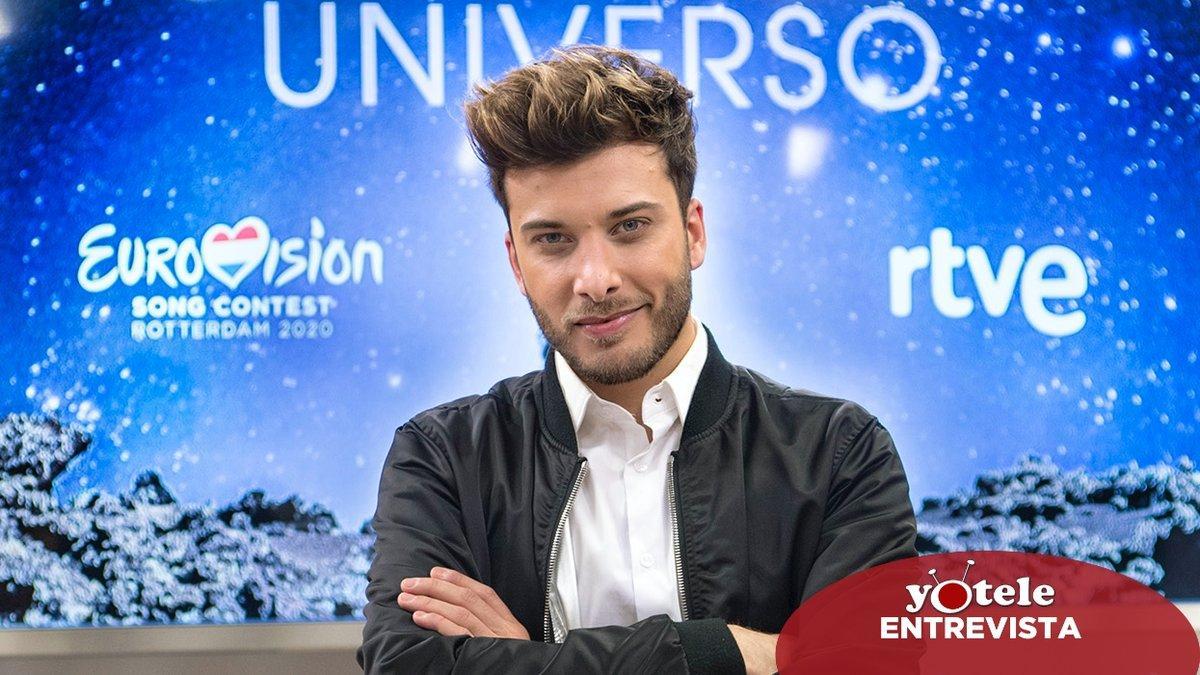 Blas Cantó en la presentación de 'Universo'