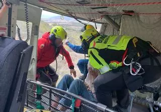 Rescatan en helicóptero a una mujer desaparecida esta mañana en Isla Plana