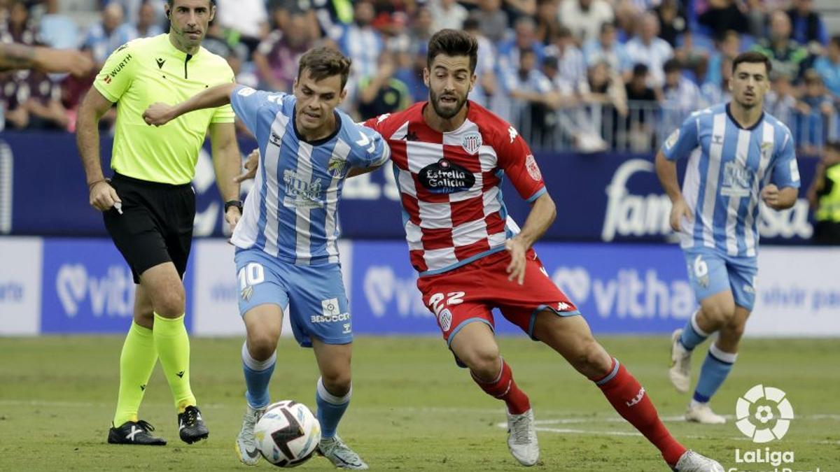 El Málaga ganó 3-2 al Lugo en La Rosaleda.