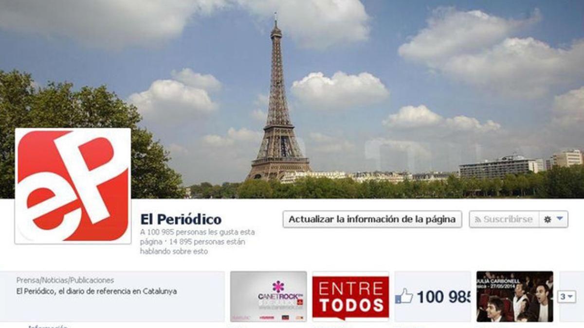 EL PERIÓDICO supera los 100.000 fans en Facebook