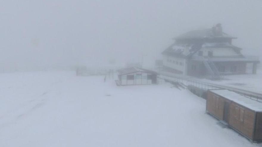 Temporal de nieve en Pajares