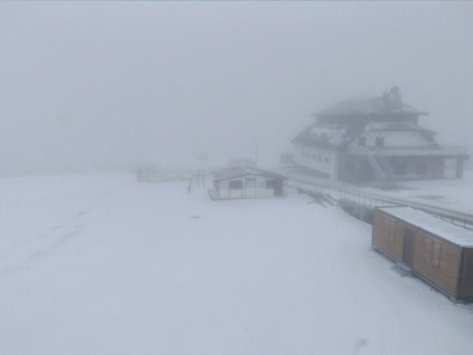 Temporal de nieve en Pajares