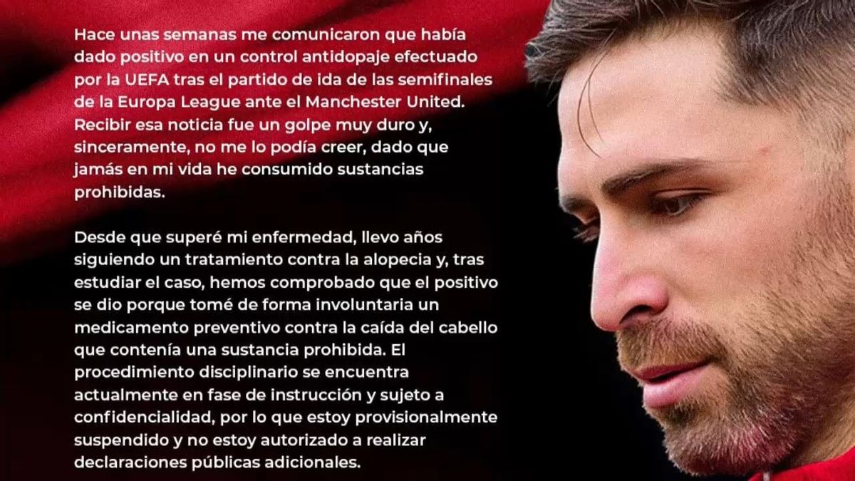 Yeray Álvarez, positivo en un control antidopaje
