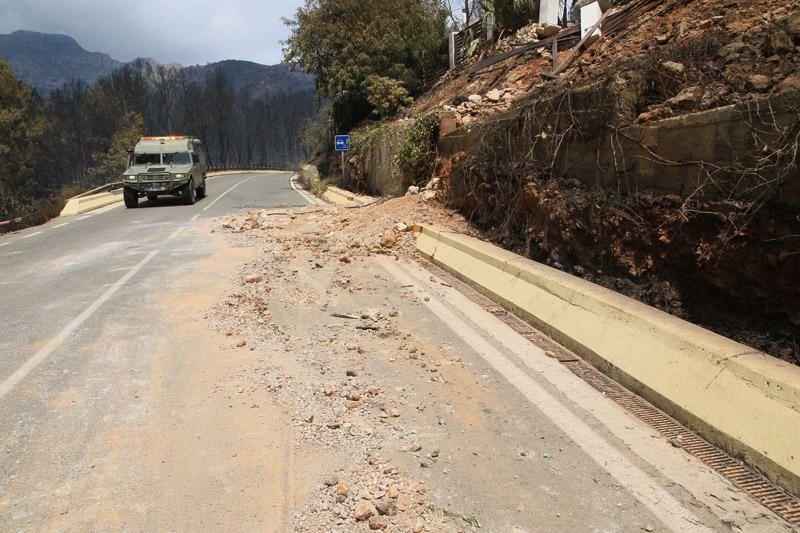 Así están las viviendas afectadas por las llamas