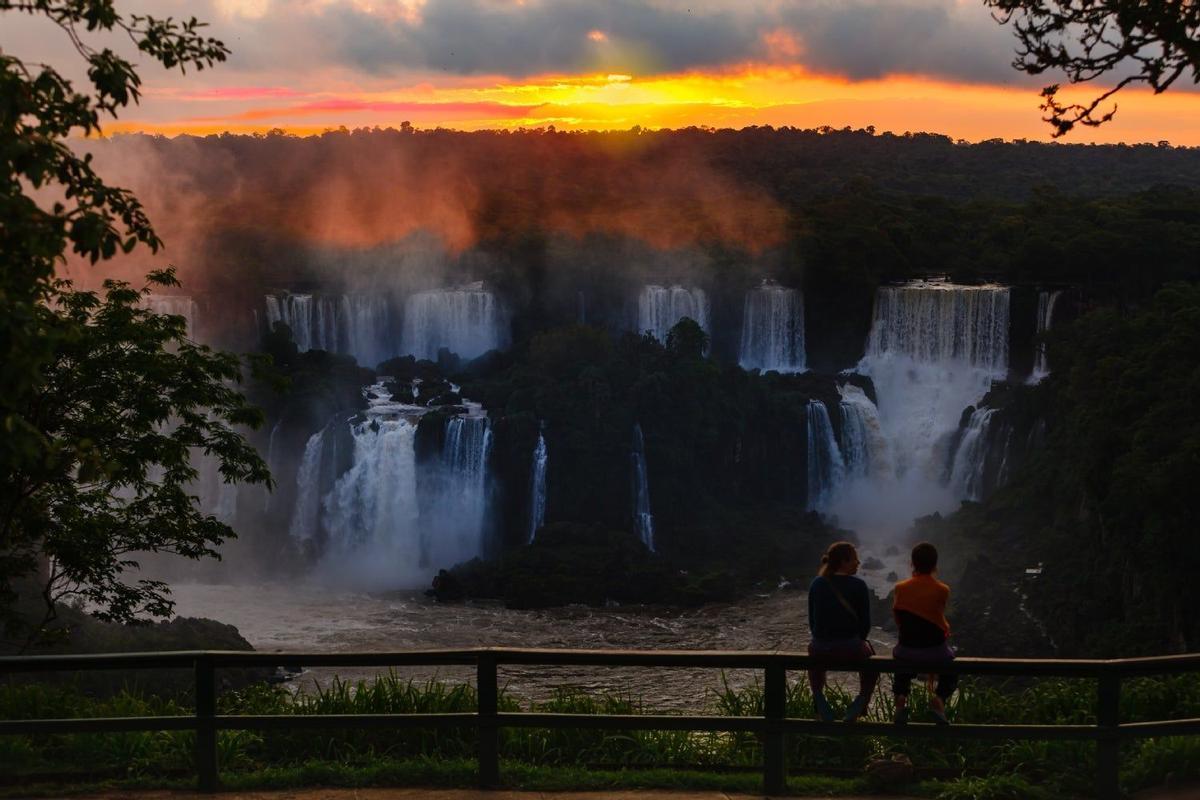 Iguazú, atardeceres románticos