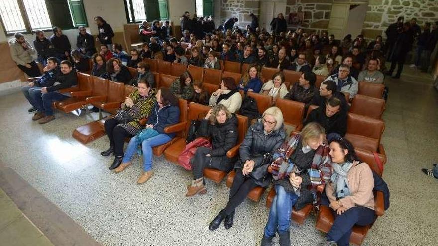 Asamblea de ayer en Pontevedra. // G. Santos