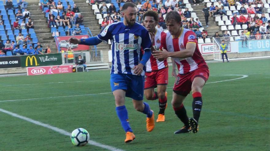 Ferrón, en el Figueres-Girona, de la setmana passada