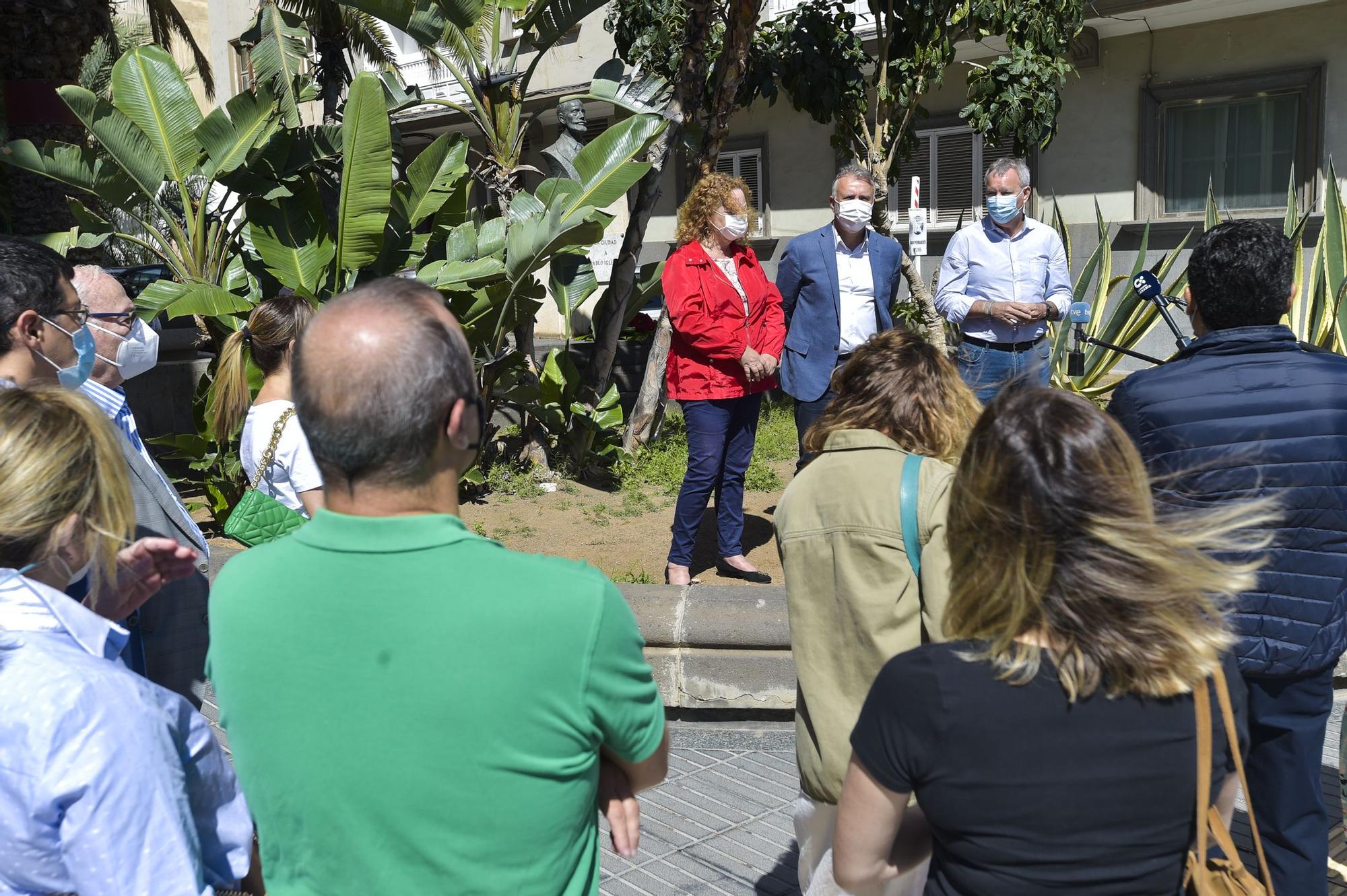 Homenaje al fundador del PSOE, Pablo Iglesias Posse