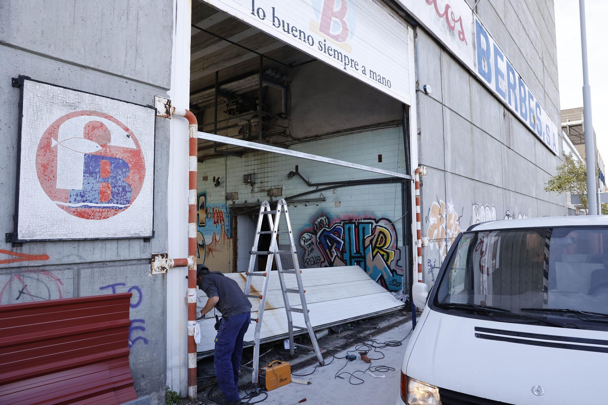 Así quedó la nave de Fribesa tras el último incendio