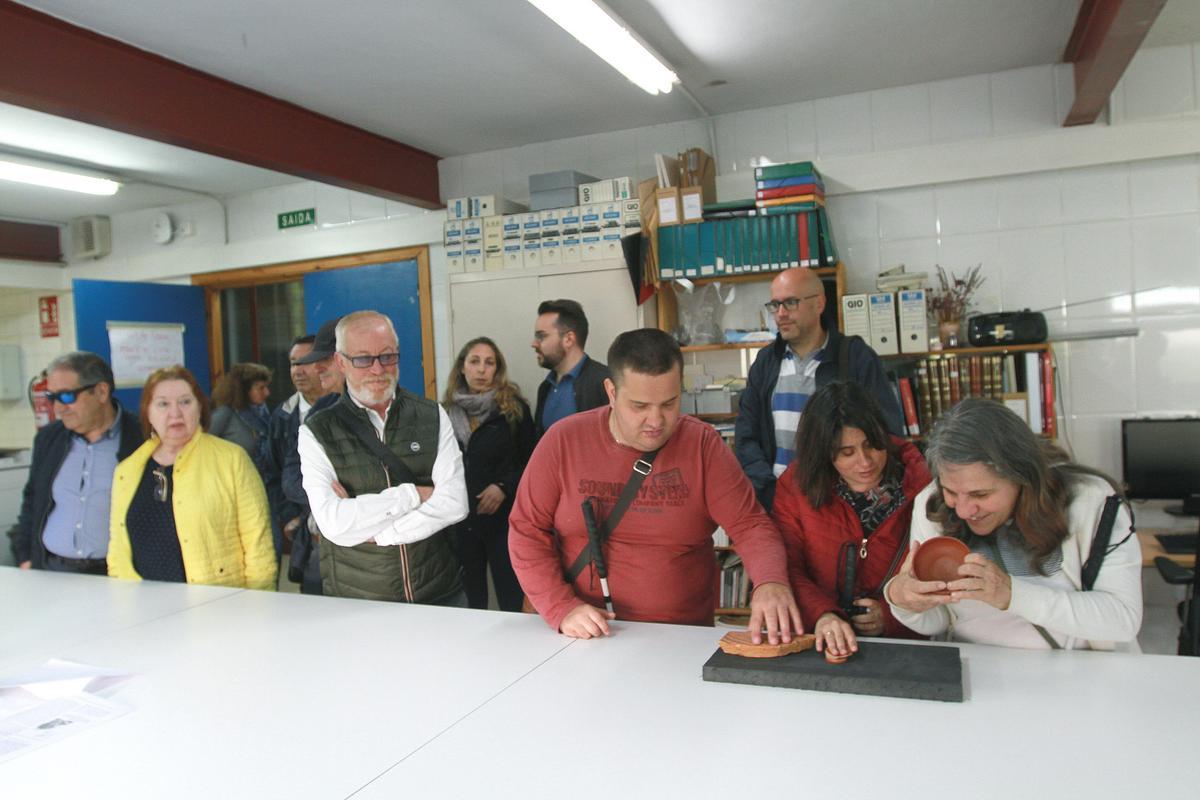 La visita al Museo Arqueológico de Ourense.