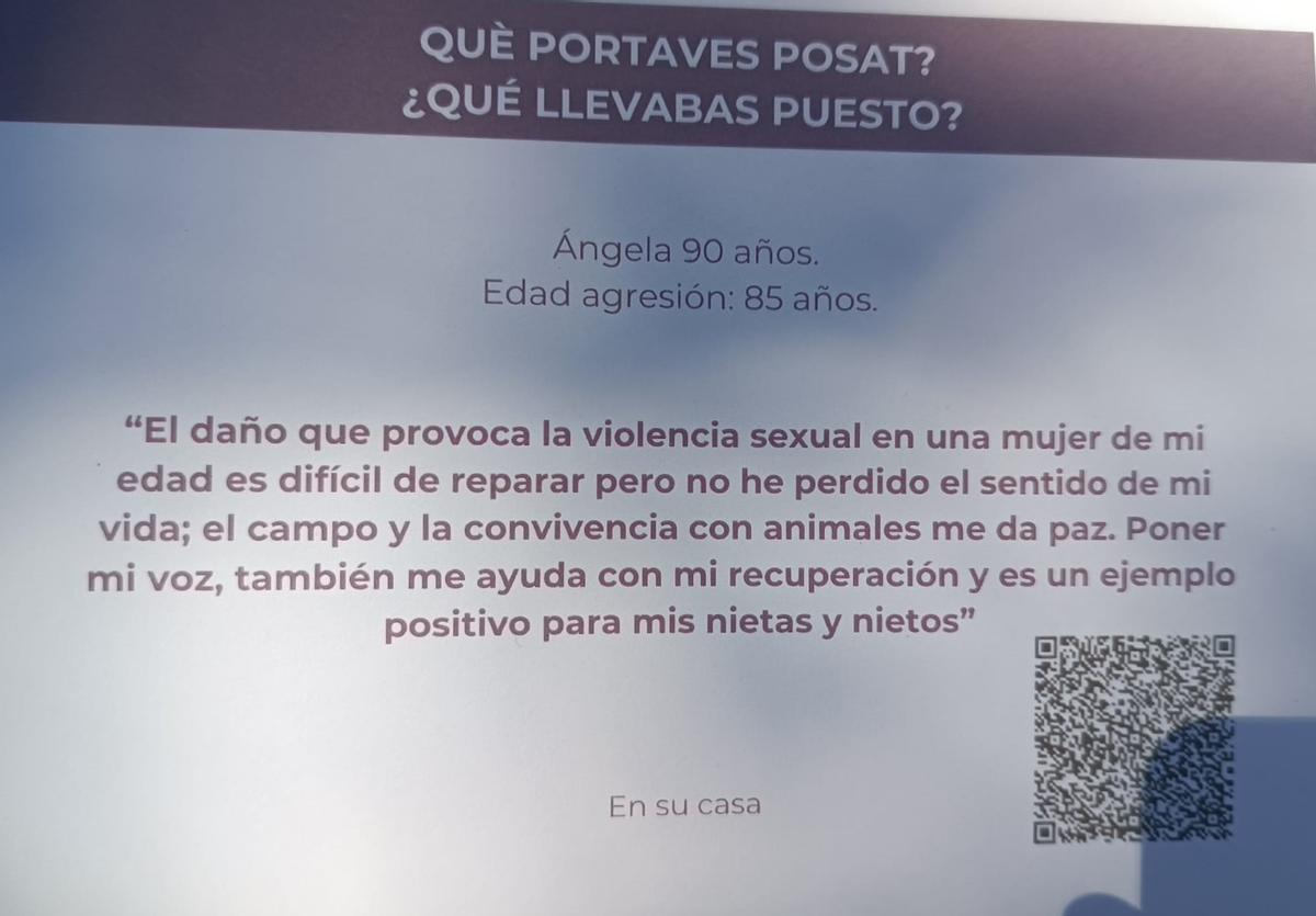 Exposición "¿Qué llevabas puesto? (cuando fuiste agredida sexualmente)" en Quart de Poblet