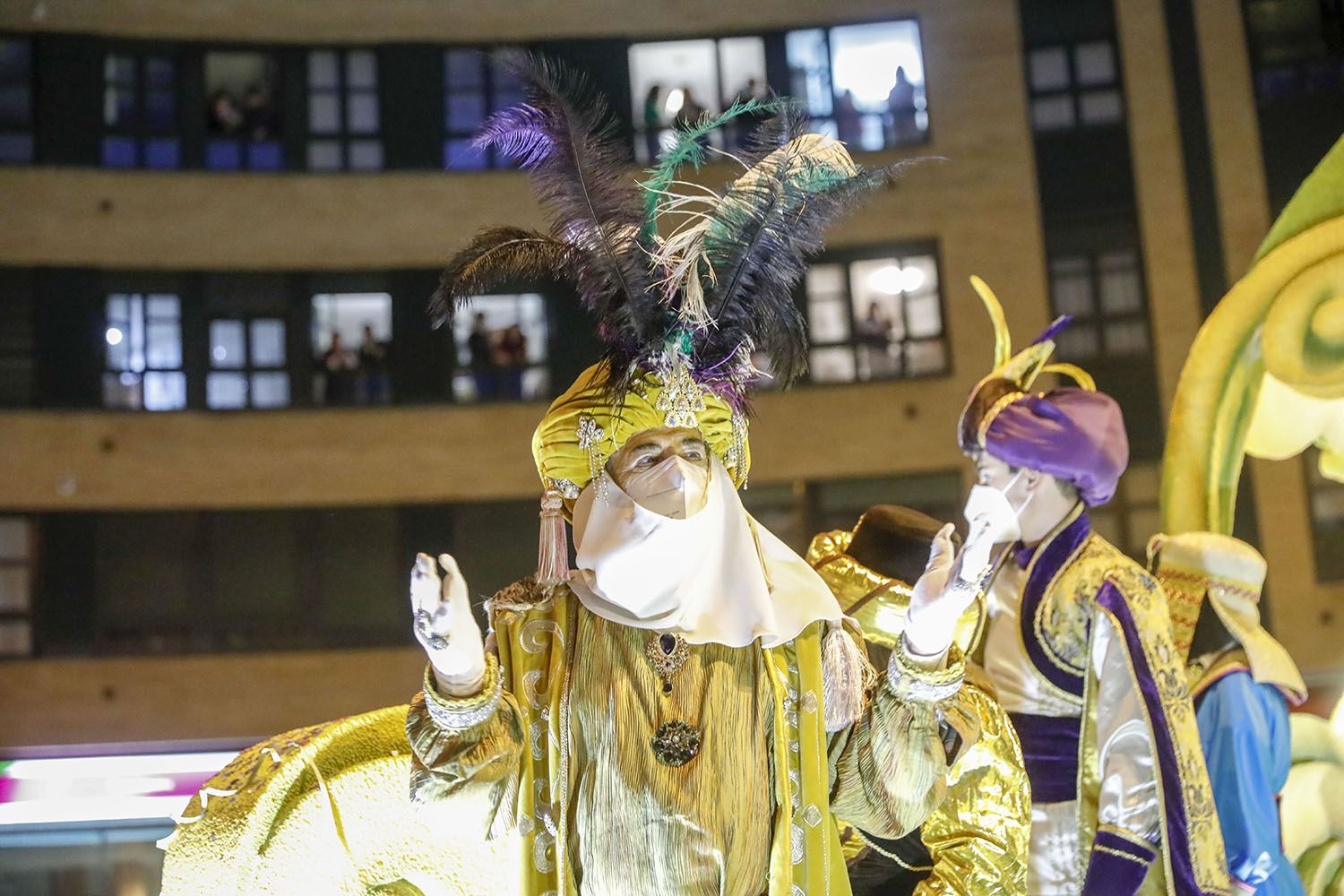 La cabalgata de los Reyes Magos en Gijón