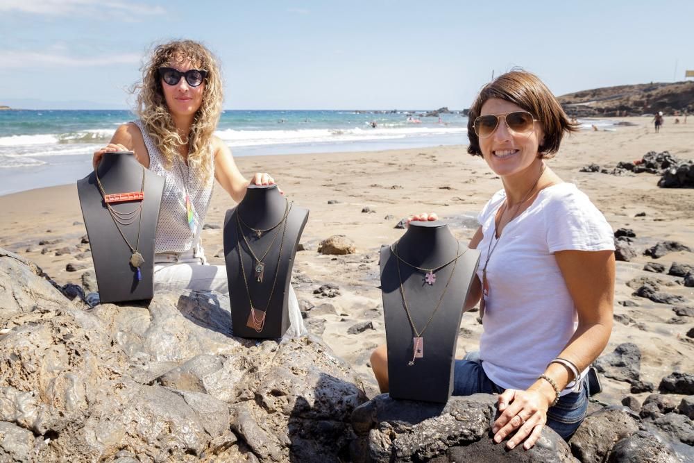 Joyas con material reciclado del mar de Tenerife