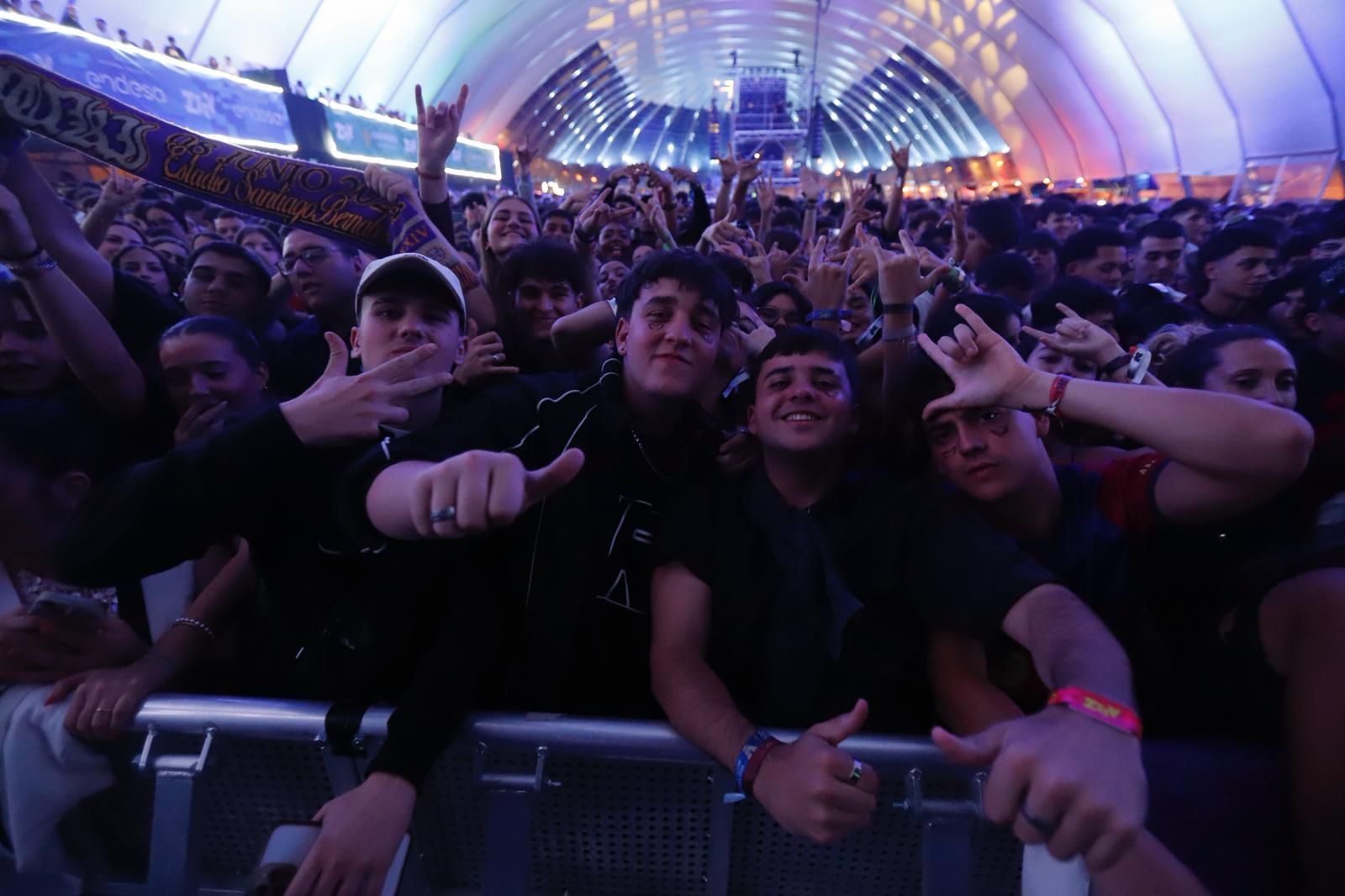 Zaragoza abraza la argentinidad de Duki en el Espacio Zity