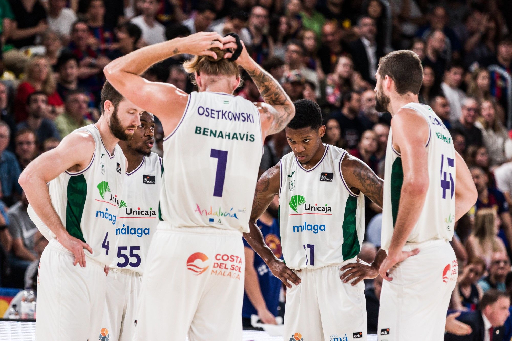 Barcelona - Unicaja, segundo partido de semifinales de la Liga Endesa, en imágenes