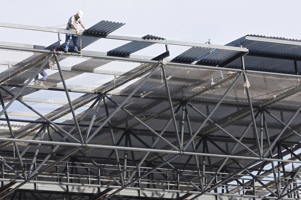 Obras en el estadio de Balaídos