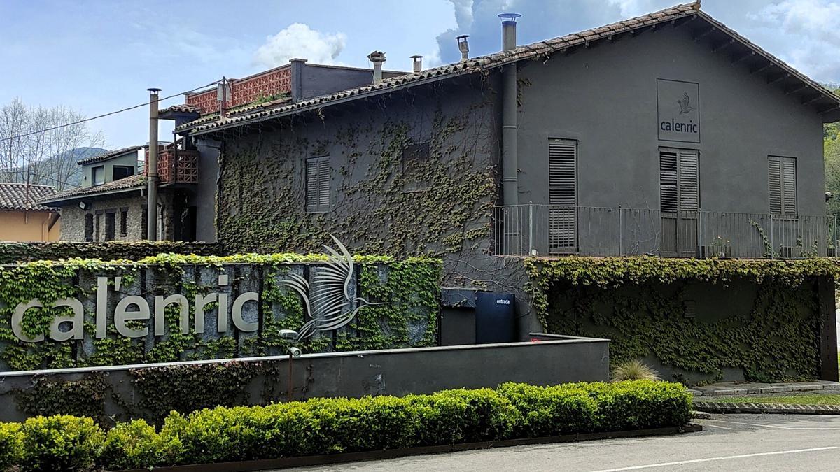 El restaurante Ca L'Enric, en la Vall de Bianya.