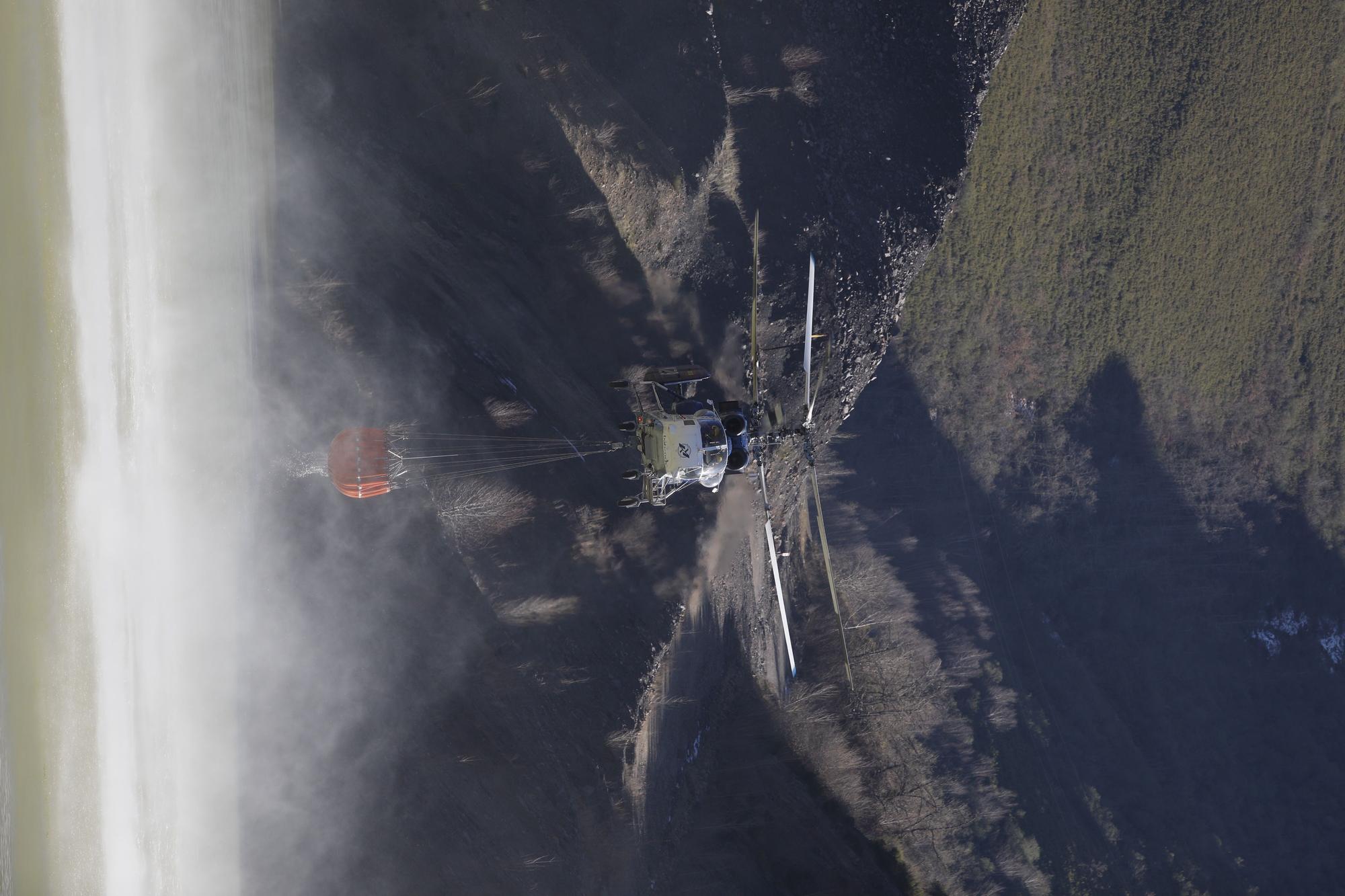 EN IMÁGENES: Así ha sido la extinción del incendio de Muniellos