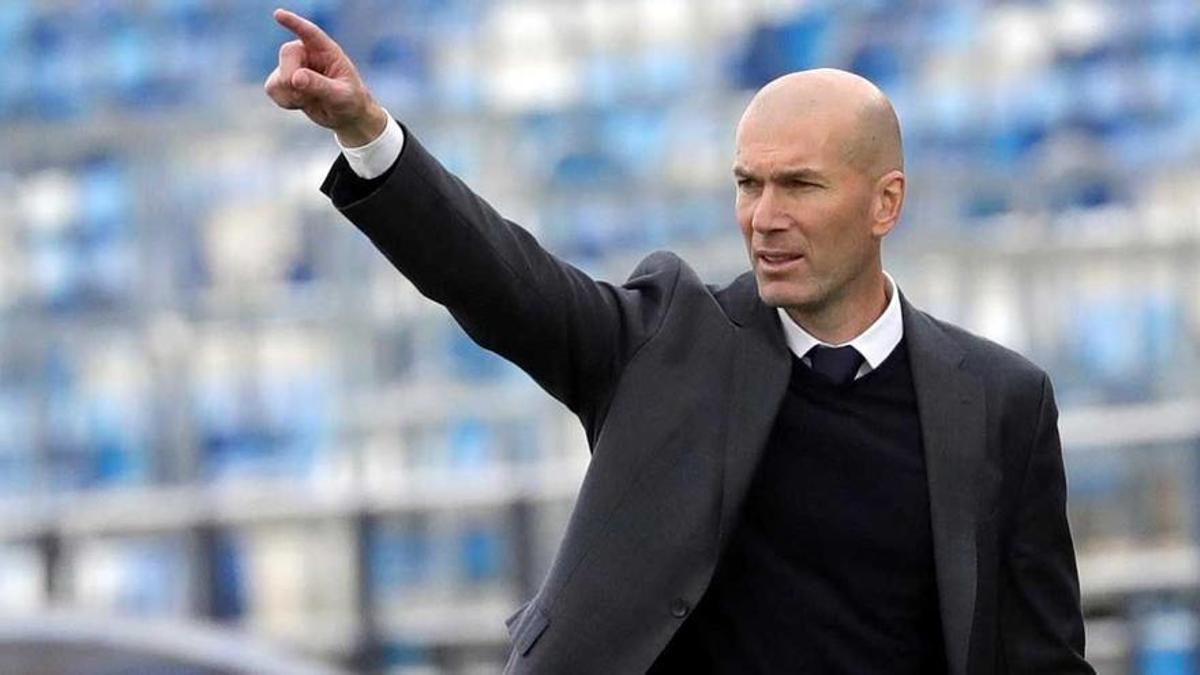 Zinedine Zidane, durante su etapa al frente del Real Madrid.