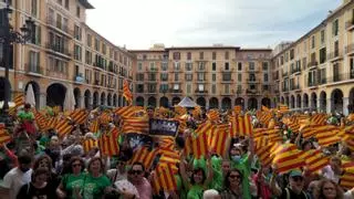 Una multitud sale a la calle en Mallorca en la Diada per la Llengua más reivindicativa