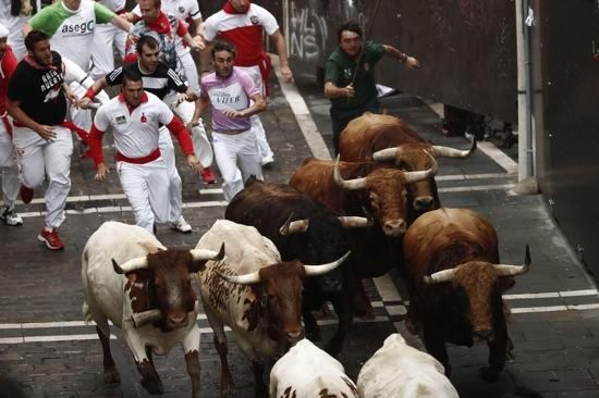 "Encierro" de diumenge als Sanfermines