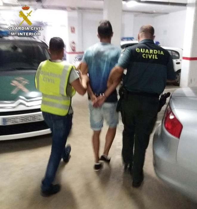 Imagen de la Guardia Civil sobre la intervención.