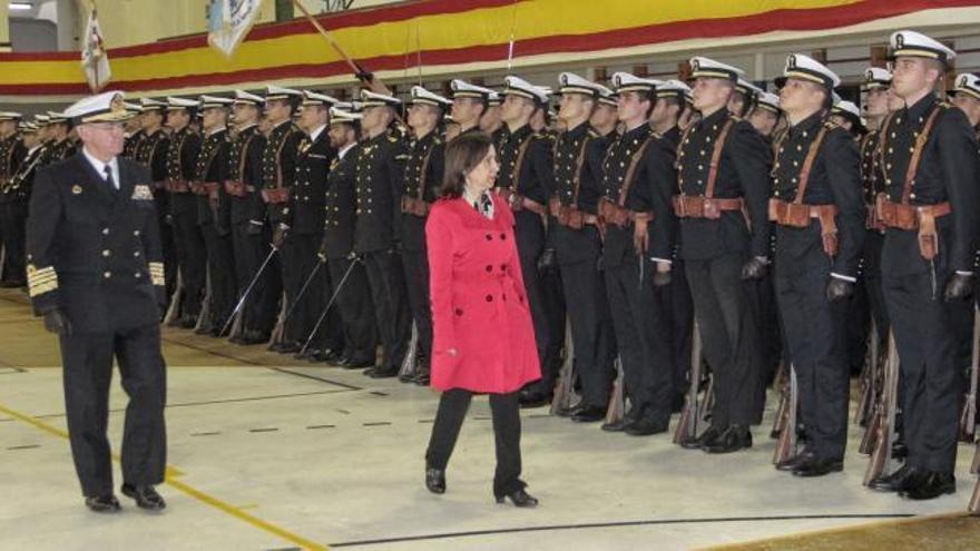 Margarita Robles en Marín: "Es lamentable que dirigentes como Torra alienten comportamientos violentos"