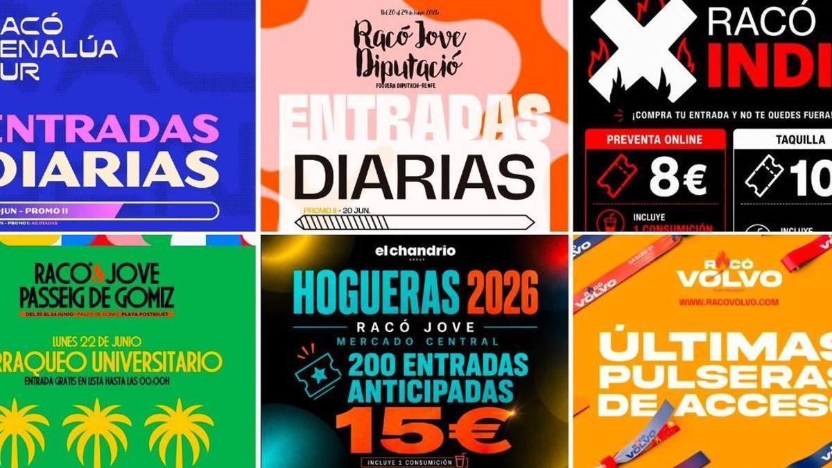 Las discotecas "camufladas" de racós se adueñan de las calles en las Hogueras de Alicante
