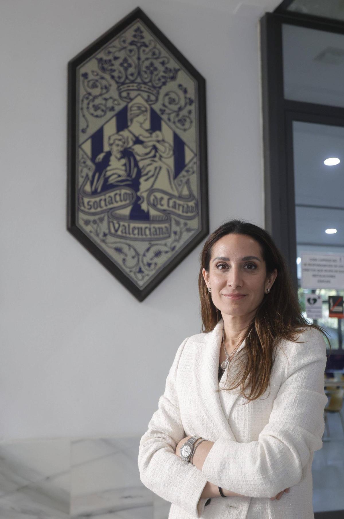 Elena Sánchez Calvo, primera presidenta de Casa Caridad en sus 119 años de historia