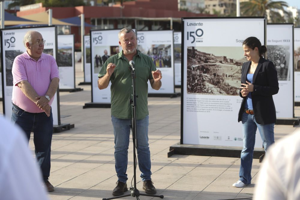 La exposición fotográfica de Camp de Morvedre, por el 150 aniversario de Levante-EMV, se traslada de Sagunt al Port de Sagunt.